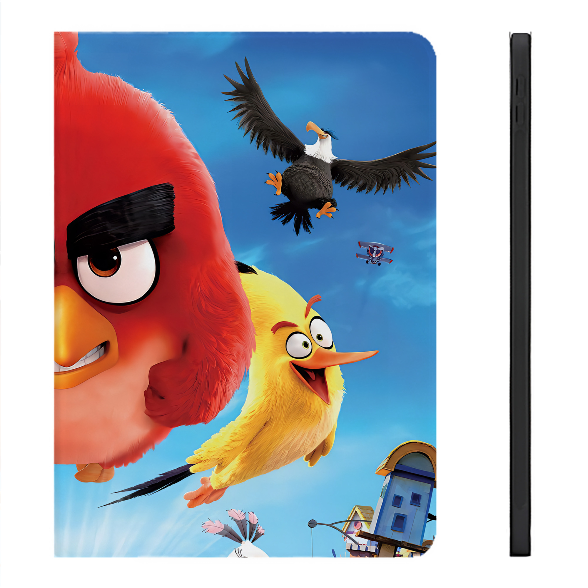 （画像用） Angry Birds アングリーバード IPadケース ペンホルダー付き ブックスタイルデザイン